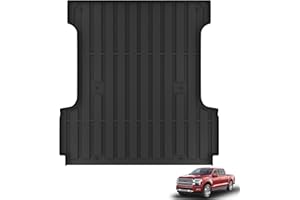 KARPAL Truck Bed Mat Fit 2015-2025 Ford F150 & Lightning 5.5FT Bed (Not Fit 6.5FT/8FT Bed) All Weather TPE Custom Fit F150 Accessories Pickup Cargo Mat