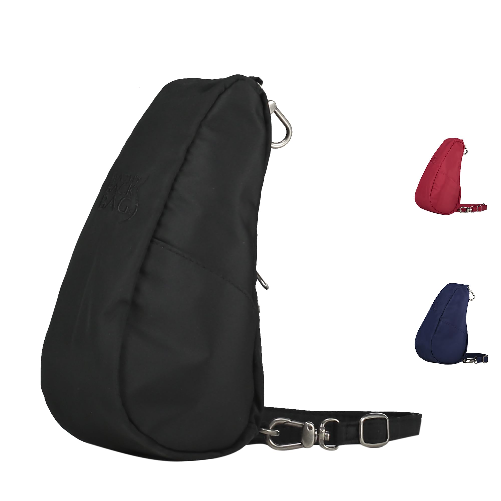 AmeriBag Healthy Back HBB Microfibre Baglett 7100 Unisex Adult's Shoulder Bag 13x21x7.5 cm (B x H x T) Black Size: Unique Size