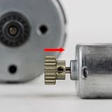 sourcing map M0.6 Pinion Gear Set 3.175mm 1/8" Shaft 16-20T Aluminum RC Car view 3