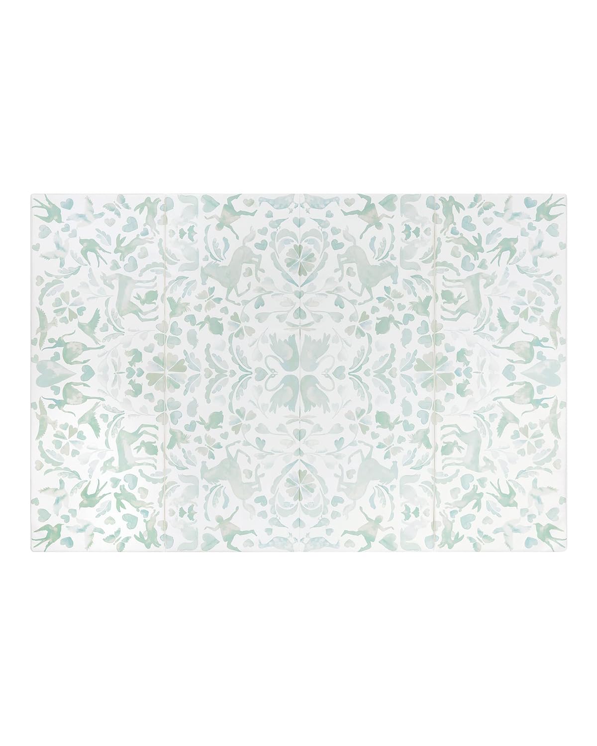 Photo 1 of House of Noa Foldable Baby Tumbling Mat – Memory Foam Play Mat for Baby | Durable, Stylish, and Cushioned Design | 5'x7.5' | Folklore Glass