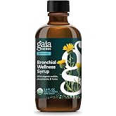 Gaia Herbs Bronchial Wellness Syrup, 5.4 Fl Oz, Up to 32 Servings | Respiratory Support Supplement to Help Maintain Lung Health &amp; Help Provide Comfort for Occasional Dry Cough*