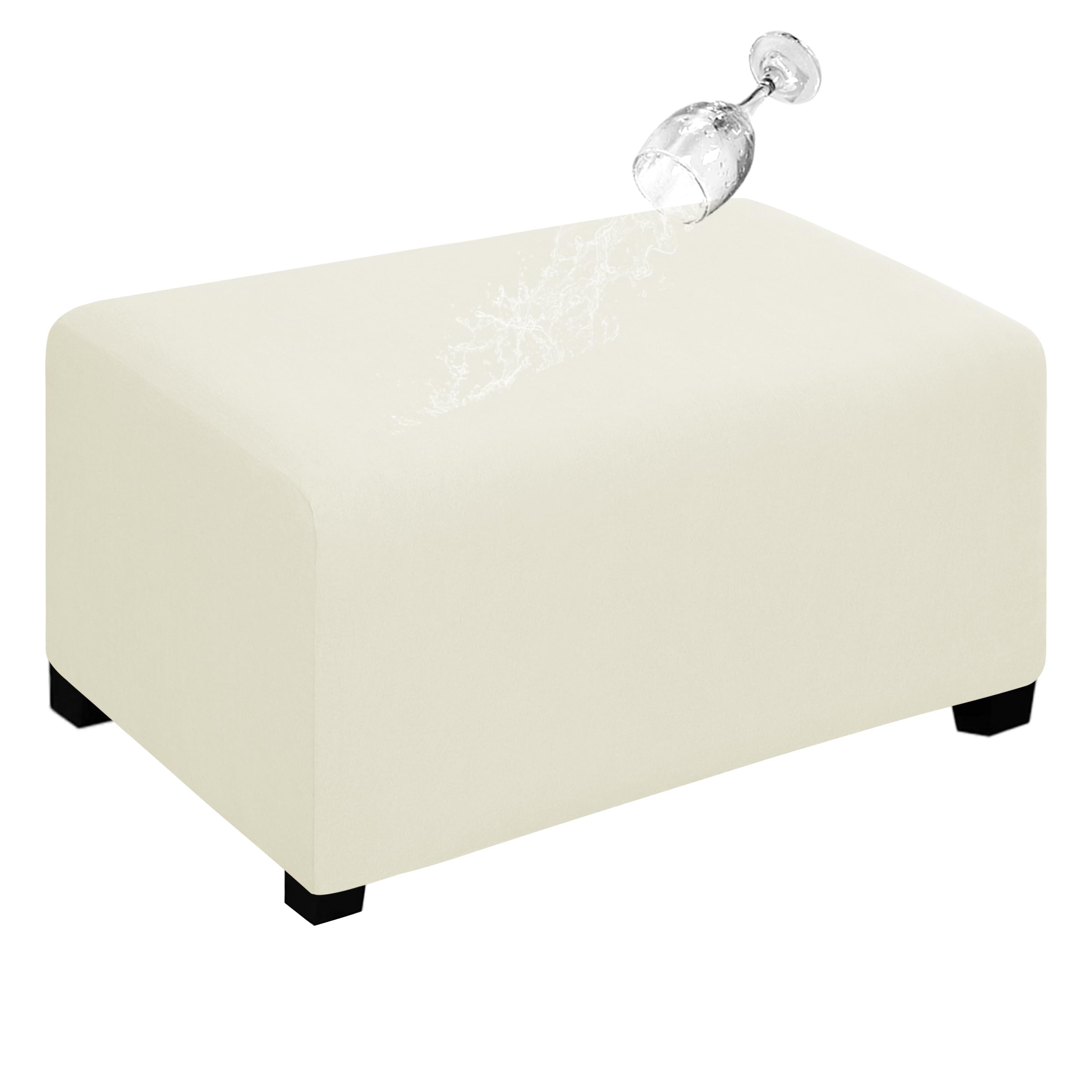 Easy-Going 100% Dual Waterproof Stretch Ottoman
