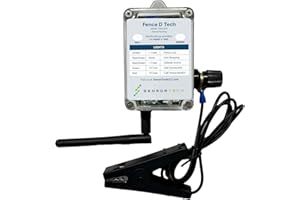 Fence D Tech Automatic Battery Powered Cellular Electric Fence Monitoring System, Text, Email, and Web Alerts. (7082-82F-R4)