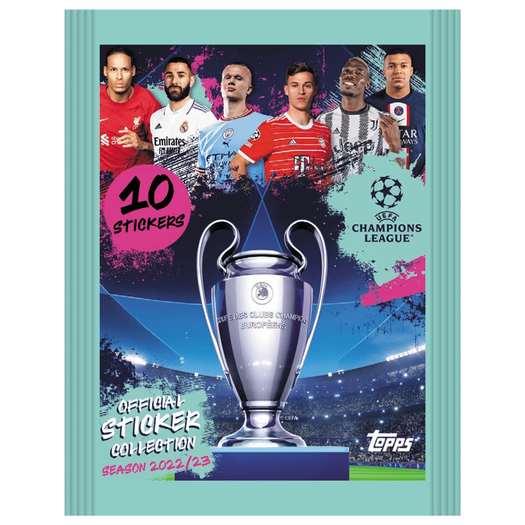 Topps UEFA Champions League 22-23 Display of 50 Envelopes,FS0003775