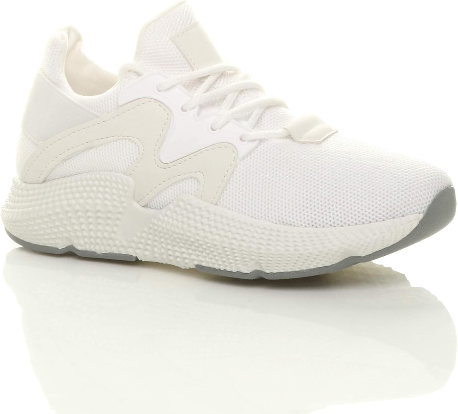 ladies chunky white trainers