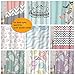 Sunlit Cute Striped Shorthair Peekaboo Cats Cartoon Shower Curtain for Kids Cat Lover,Funny Curious Kitten Pussy Fabric Bathroom Decor Set, Turquoise Aqua Blue, PVC-Free Odorless.