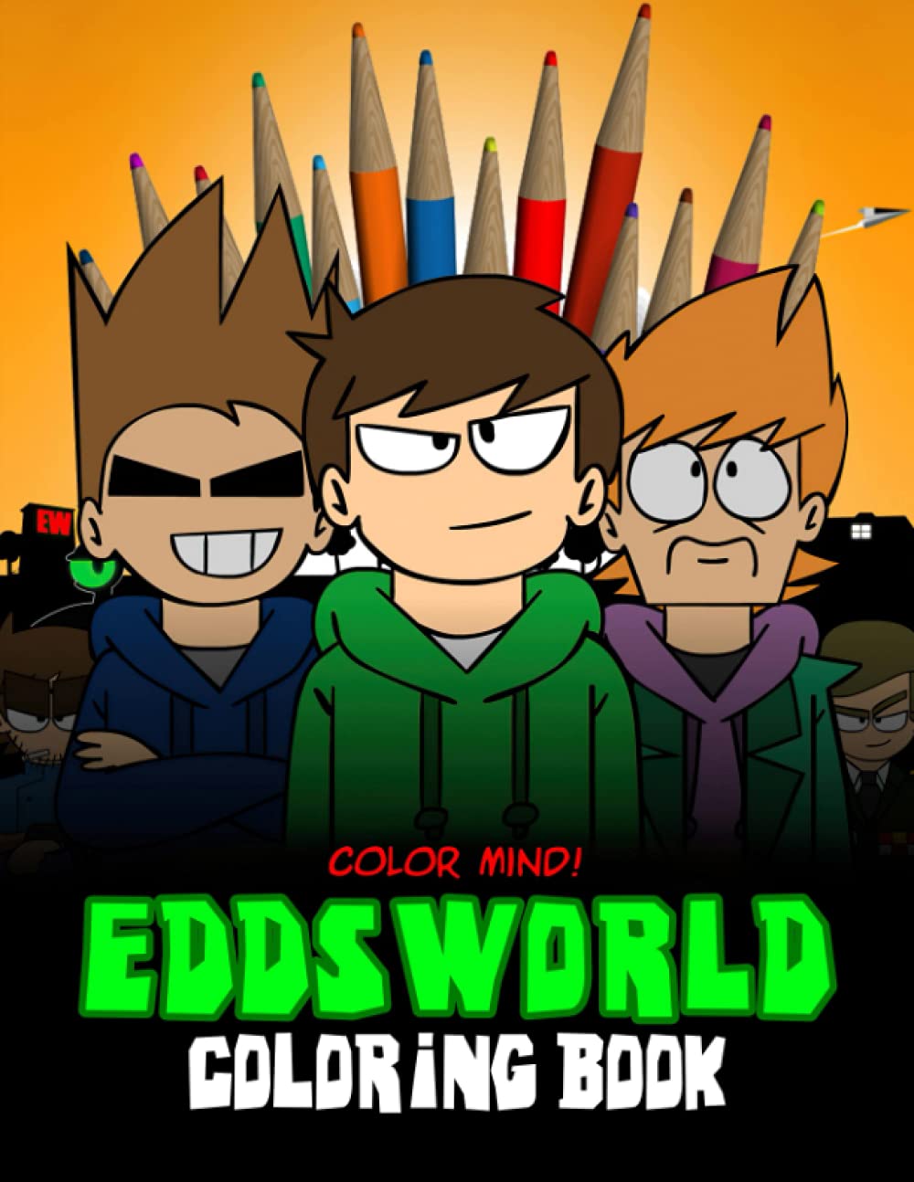 Color Mind Eddsworld Coloring Book Vivid Character Designs For Relaxation And Stimulating Creativity Mind Color Amazon Com Books