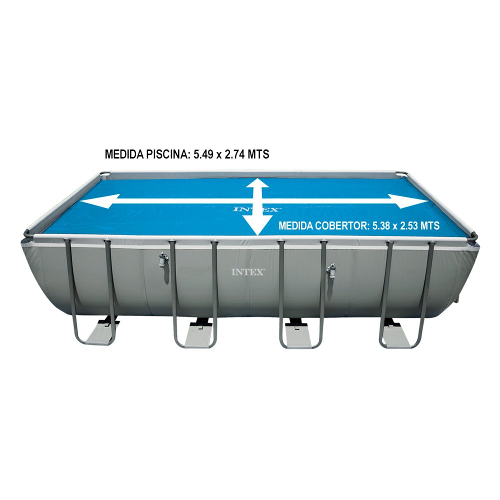 Intex 29026 Telo Termico Rettangolare 549 Cm Blu 549 X 274 Cm