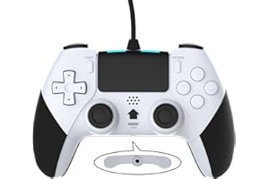Wired Controller Gamepad for Playstation 4 with Advanced Programming Buttons Dual Vibration Shock Joystick Gamepad for PS4/PS