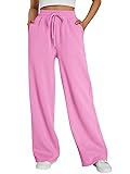 Trendy Queen Womens Wide Leg Sweatpants High