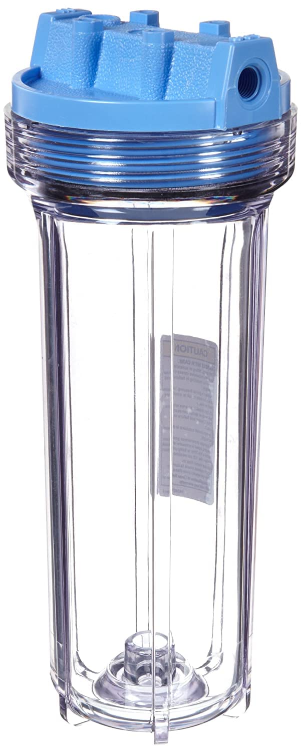 Pentair Pentek 150069-75 Filter Housing – 3/4 Inch NPT, 1 Cartridge, 10 GPM, Blue Polypropylene