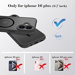 welangle Magnetic Case for iPhone 16 Plus with 2