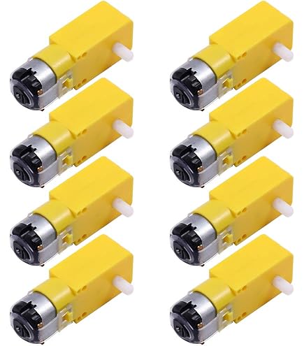 2Pcs 6-12V DC Double-Shaft Gear Motor High Torque For Smart Robot Car DIY Toys