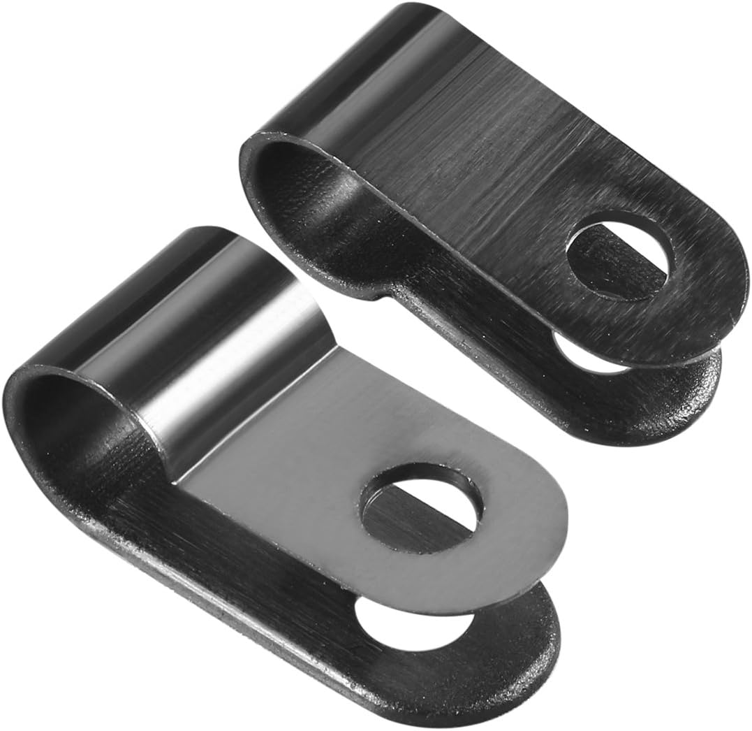 Sourcing Map Nylon R-type Serre Câble Agrafe Organisateur Cordon Clips