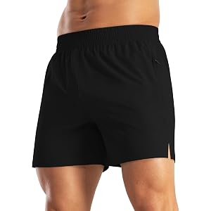 Brgrid Men's Athletic Workout Shorts 5 Inch Ultra-Lightweight Running Shorts Mens Quick Dry Gym Shorts with Pockets
