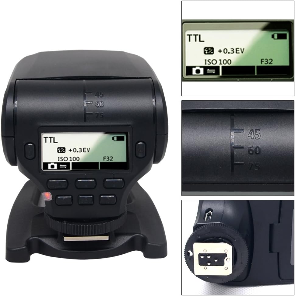 Mcoplus MK-320 GN32 TTL LCD Display Flash Speedlite Lighting for FujiFilm Fuji Hot Shoe Camera X-T1 X-M1 X100s X100t X30 X-pro 1 X-a1 X-A2 X-E1 X-E2 S1 SL1000 Focus Speedlite(MK-320F) - Image 3