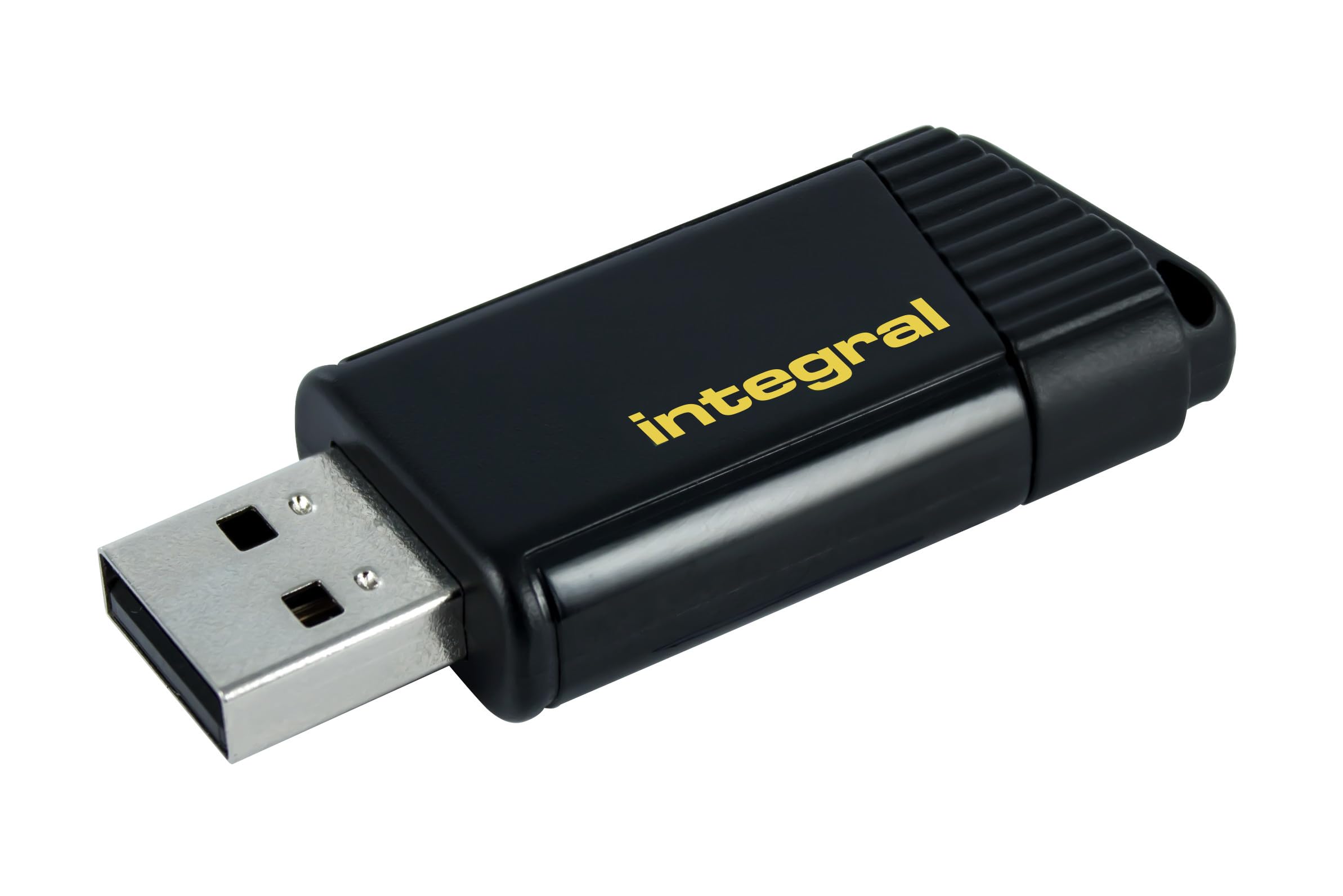 Integral 64GB USB Memory 2.0 Flash Drive Pulse Yellow