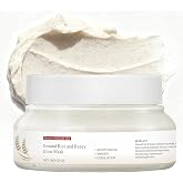 Ground Rice and Honey Glow Face Mask, Face Mask Skincare, 150g/5.29oz | Moisturizing, Hydrating, Gentle Exfoliating