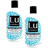 LATINUS Lu Beauty Control Conditioner Set Anti-Frizz Tame & Sleek for Frizzy, Hard to Manage Hair 2 Count (24 oz)