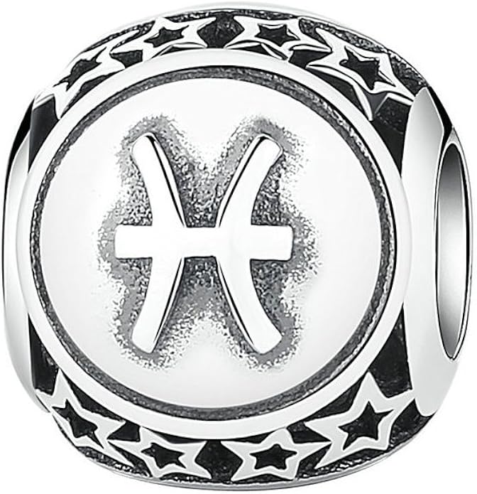 Charm Distanziatore Argento Sterling 925 | Con Cristallo Blu E Bianco | Compatibile Braccialetti Europei - Foto 3