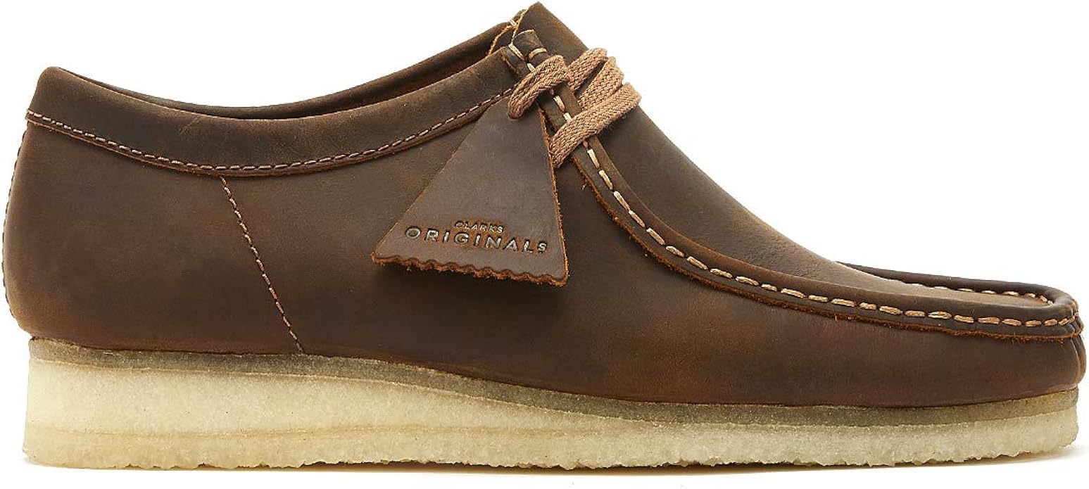 clarks wallabee leather