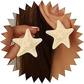 Allereyae Vintage White Starfish Earrings Ocean Starfish Stud Earrings Sea Star Earring Star Fish Stud Earring Summer Beach Jewelry for Women