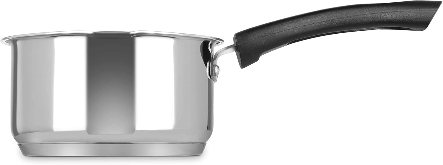 Penguin Home Professional InductionSafe Milk Pan, Stainless Steel, 14