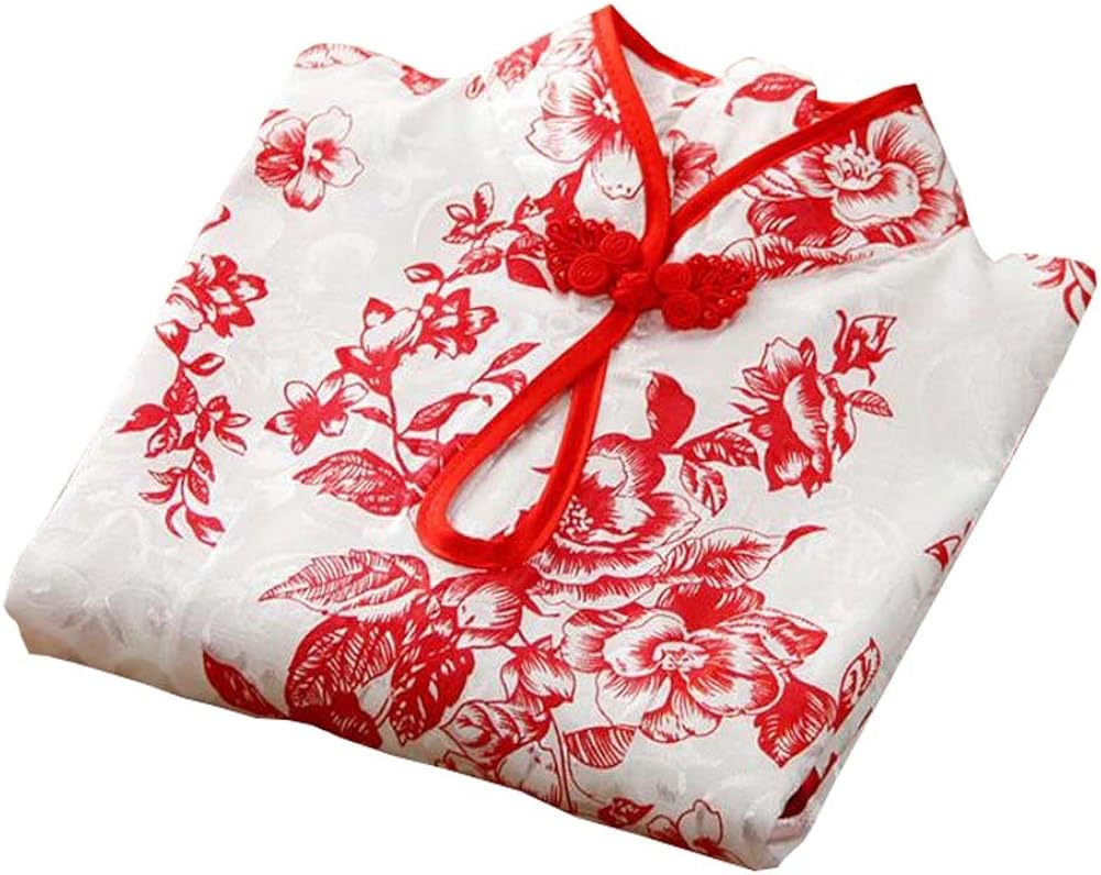 East Majik Toddler Baby Girls Chinese Flower Short Sleeve Cheongsam Dress: Clothing