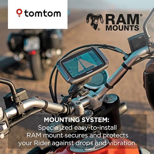 TomTom Rider 550 Motorcycle GPS Navigation Device, Inch, with