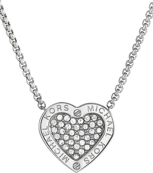 mk heart necklace