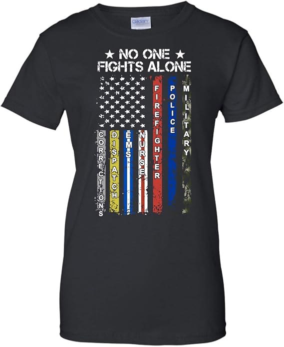 no one fights alone shirt nurse
