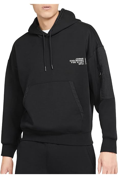 Nike Men's Jordan Engineered 1/2-Zip Hoodie Black/White AT9779-010 (Size:  XL) : Clothing, Shoes \u0026 Jewelry