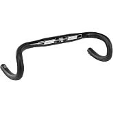 FSA Omega Compact Road Handlebar (40cm, Black) | FSA Omega Compact road handlebar for an easier reach