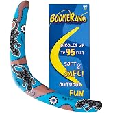 Xarfxco Boomerang for Kids and Adults, Boomerangs for Outdoor Sports | Family activies, Perfect gifts for boys and girls, Soft &amp; Easy to throw, Outdoor toys for 8-12 years old