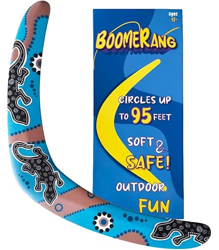 Amazon.com: toysmith 74110 Soft Indoor Ziparang Boomerang : Sports