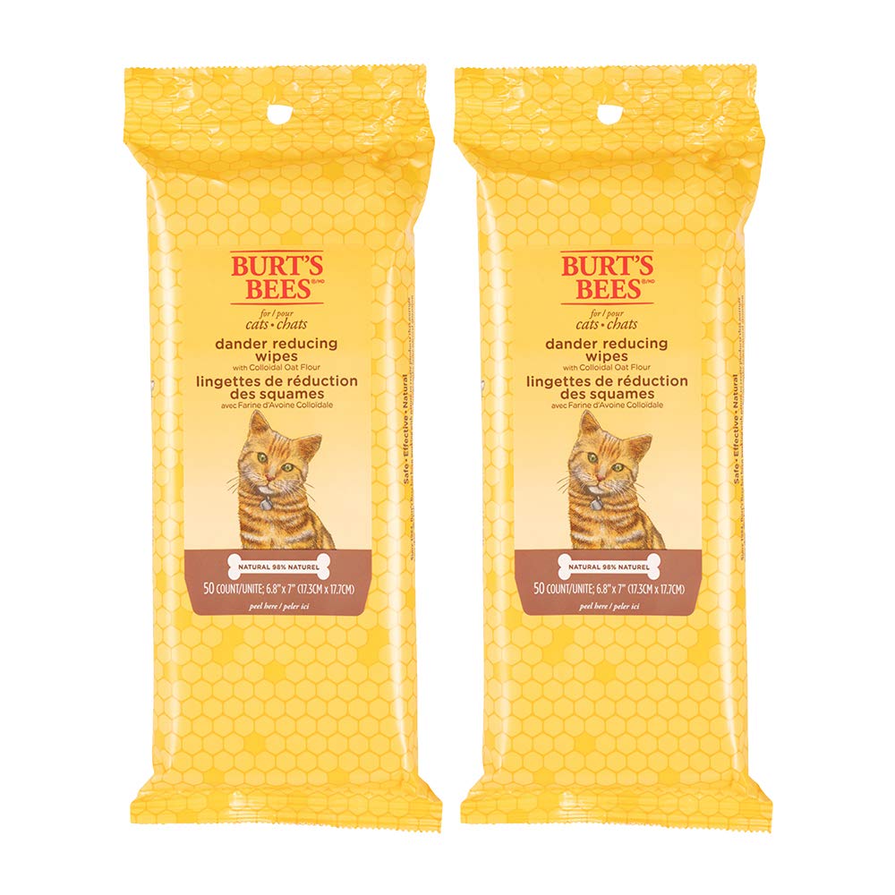 Burt's Bees for Cats Dander Reducing Wipes Kitten and Cat Wipes for  | amzdealz