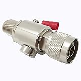 Coaxial N Type Lightning Arrestor 0 to 6 GHz (N-Male/N-Female) 50ohm,Protects 3G, 4G, LTE,GPS, 2.4GHz /5GHz Wi-Fi, 900MHz, Ha