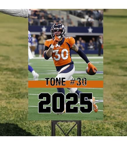 Football Player Sign Examples Football Signs For Players Printable
