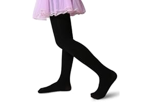 Henwarry Girls Thick Fleece Lined Tights Winter Warm Microfiber Cozy Tights