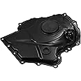 X AUTOHAUX Engine Timing Chain Cover and Crankshaft Oil Seal for Audi A3 A4 A5 A6 Q5 TT for VW Beetle CC Eos GTI Jetta Passat