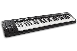 M-Audio Keystation 49 MK3 - Synth Action 49 Key USB MIDI Keyboard Controller with Assignable Controls, Pitch and Mod Wheels, 