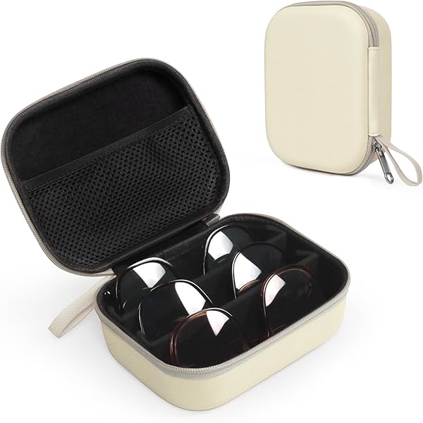 Estuche De Gafas De Cuero PU Para Hombres Y Mujeres, Gafas De