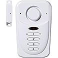 SABRE Elite Wireless Door Alarm with Exit/Entry Delay Mode, Home Mode & Keypad, Deters Intruders w/ 120dB Alarm Heard Up to 1,500 ft, Versatile Settings, Works on Both Left & Right Side Opening Doors