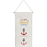 DCL Cruise Fish Extender Organizer DCL Fish Extender Door Hanger Cruise Essential Hanger for Fish Exchange Extender Gifts on Cruise Line in 2025 & 2026 (White)