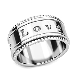 Shop LC Love Spinner Anxiety Rings for Men Women