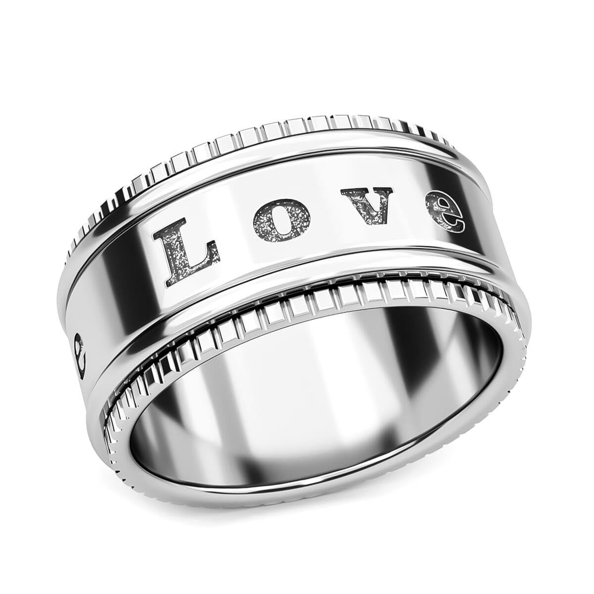 Shop LC Love Spinner Anxiety Rings for Men Women