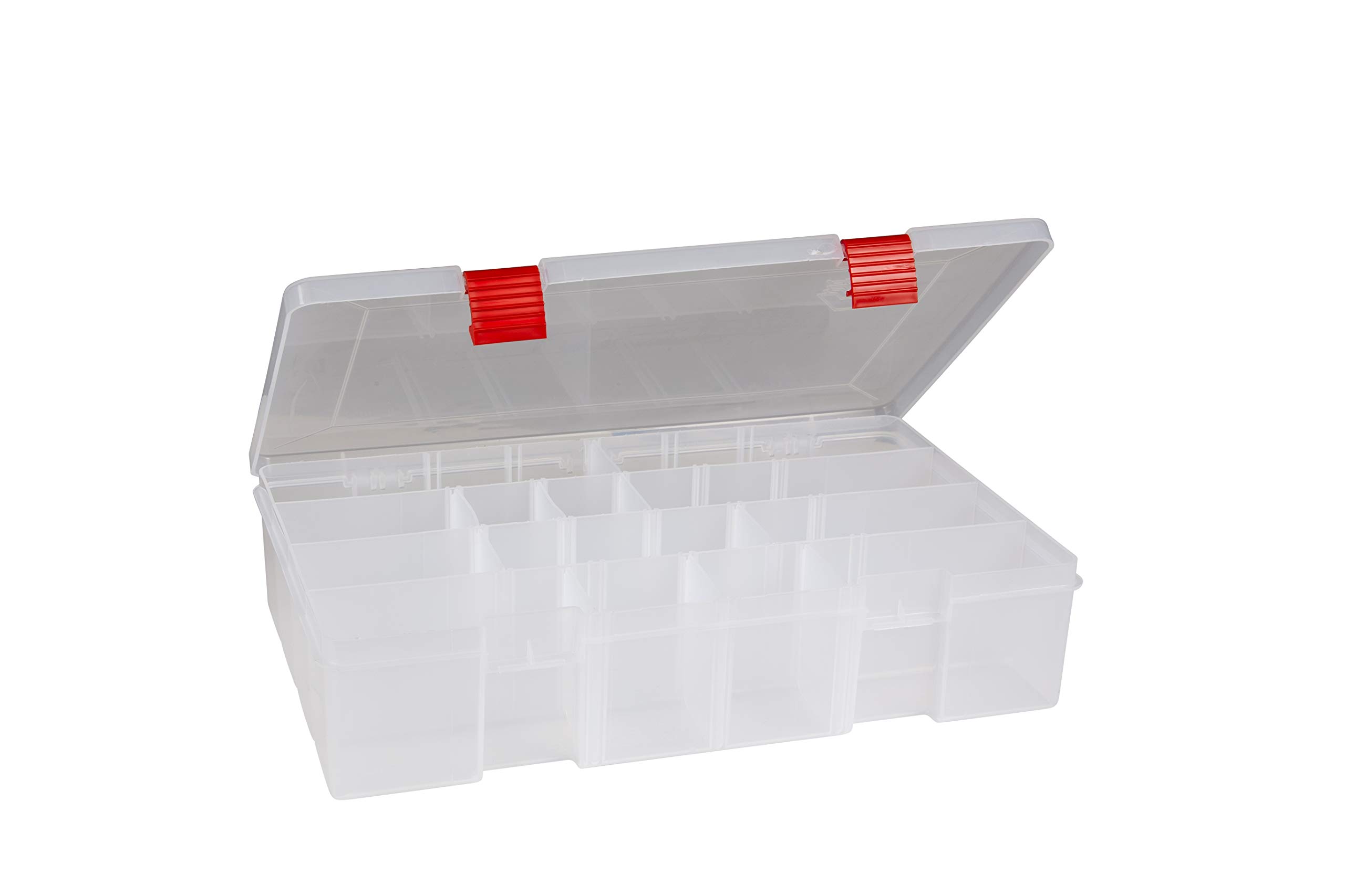 PLANO Rustrictor - StowAway 3700 Deep, RUST PREVENTION Tackle box with compartments, Fishing Tackle Organizer box, Heavy duty organisation boxes for, fishing lures, hard and softbaits & crackbaits