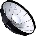 Pro Studio Solutions EZ-Pro 24in (50cm) Beauty Dish and Softbox Combination w/MultiblitzP Speedring - Soft Collapsible Beauty Dish with Speedring for Bayonet Mountable Strobe, Flash and Monolights