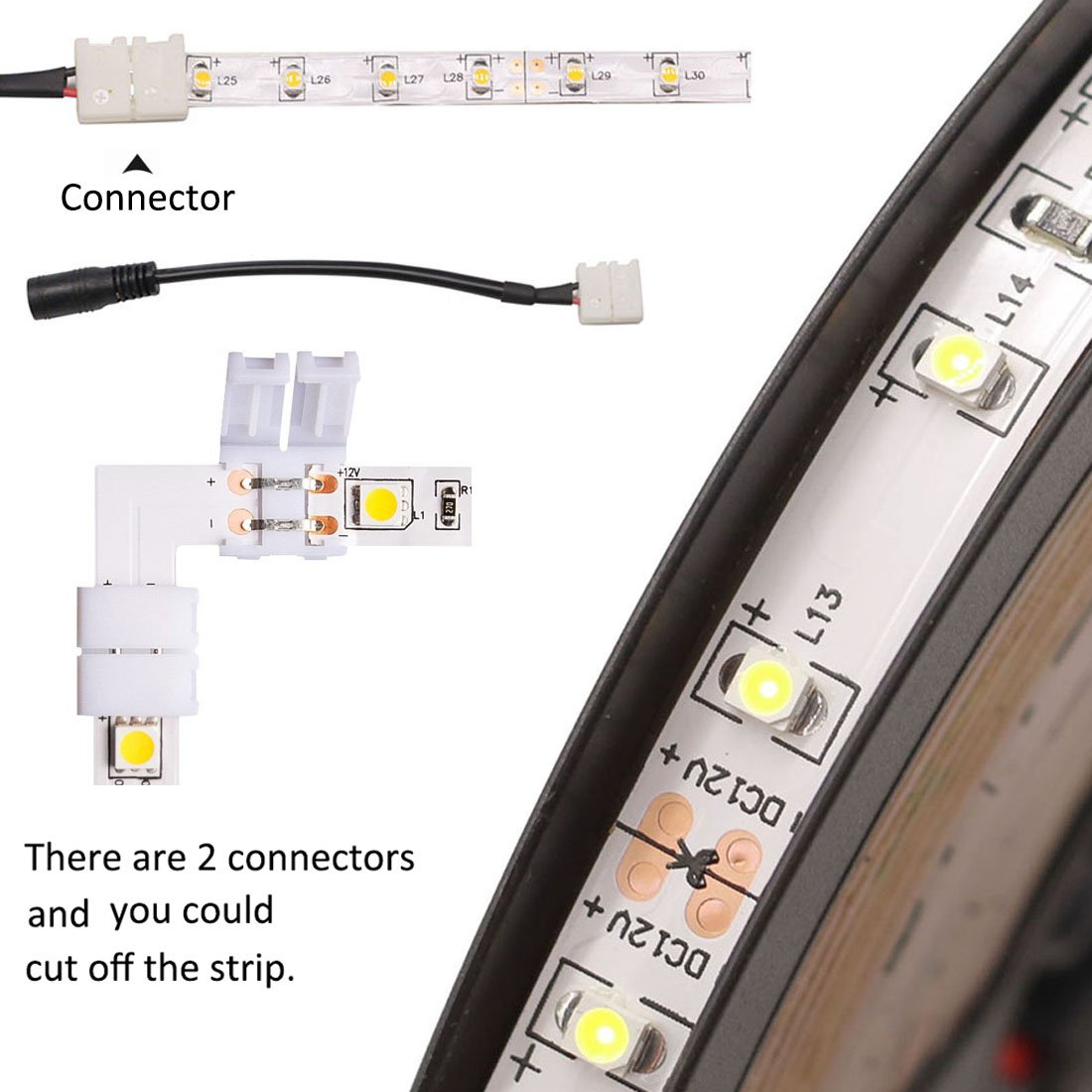 Led Strip Lights 19.6ft/6M Non-waterproof Flexible 360leds Warm White Bed Night Lights Touch Sensor Lighing Kit Manual Bright/Dim Decorate for Mirror cabinets Bed ,Tender Light