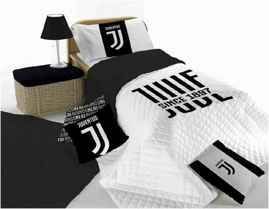 Copriletto trapuntato Juventus
